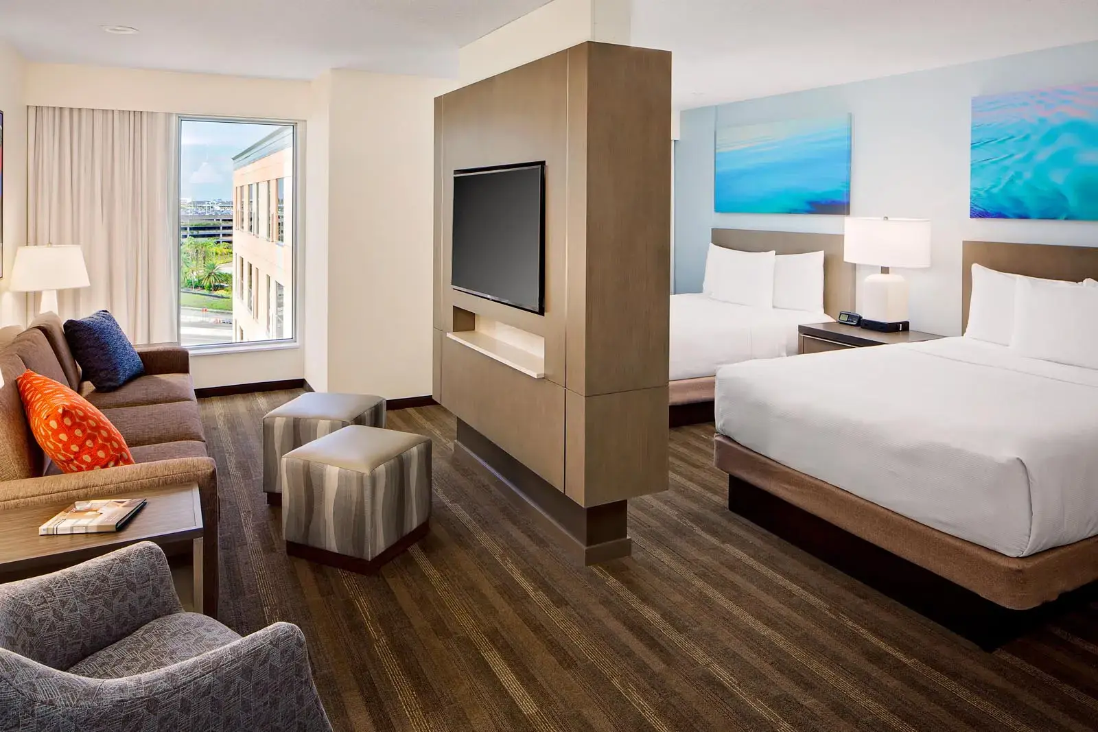 Hyatt House across from Universal Orlando, FL photography by Greg Ceo Image editing by Valentin Sivyakov